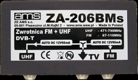 Zwrotnica ZA-206BMs FM+UHF