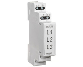 Lampka modułowa 3-fazowa żółta/zielona/czerwona 230V AC LED TN LKM-05-40 EXT10000048
