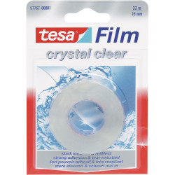 tesafilm&#xAE; 57767 Crystal Clear Adhesive Tape 15mm x 33m