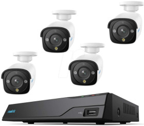 NVS8-8MB4 Network video recorders, set including 4 cameras