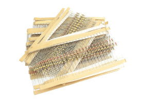 Zestaw rezystorów 640 szt 0,25W 64 wartości