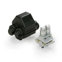 Zacisk z łbem zrywalnym dwustronnie przebijający izolację 35-150mm2 Al + pokrywa SP 16 SLW25.22