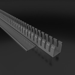 Korytko grzebieniowe 40x40 Kanał kablowy z pokrywą 1m E84