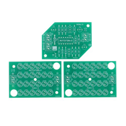 Efekt LED - stroboskop czerwono-niebieski 12V - PCB do projektu AVT 2720