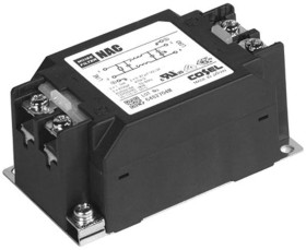 Filtr RFI 10A 1-fazowy 100MΩ 250 V AC/DC 150 kHz → 1MHz Cosel Montaż panelowy