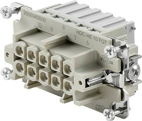 Weidmüller HDC HE 10 FQT 2666930000 Wkładka złącza żeńskiego 1 szt.