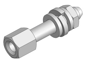Molex 1731120264 Śruby złącza D-SUB 1 szt.