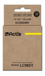 Tusz ACTIS KB-985Y (zamiennik Brother LC985Y Standard 19,5 ml żółty)