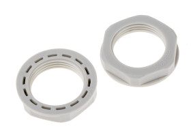 Nakrętka do dławnic kablowych gwint: PG13.5 Nylon 66 Szary IP68 RS PRO