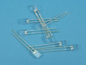 LED 2x5mm ORANGE CLEAR L=28 (100SZT)