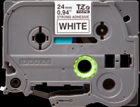 Labelling tape cartridge, 24 mm, tape white, font black, 8 m, TZE-S251