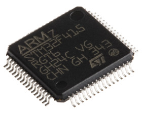 Mikrokontroler STMicroelectronics STM32F4 LQFP 64-pinowy Montaż powierzchniowy ARM Cortex M4 1,024 MB 32bit CAN:2