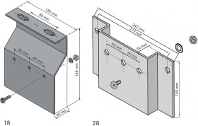 LAPP MONTAGEPLATTEN MP 28 Akcesorium montażowe 52026061 1 szt.