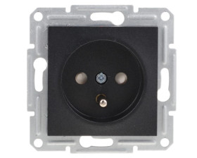 Gniazdo 2P+PE z przesł. bez ramki, antra EPH2800271