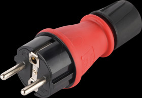 NV48 Protective contact plug, IP54 splash-proof