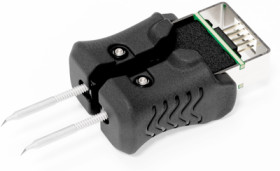 Soldering tip kit, conical, Ø 2.5 mm, (L x W) 16.3 x 0.1 mm, 450 °C, RTWPS 001 C X HM