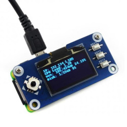 1.3" OLED Display HAT for Raspberry Pi (128x64)