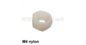M4 Nylon full nuts - bag of 50
