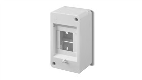 Rozdzielnica Modułowa 1X3 Natynkowa Ip30 Mini S-3 Z Pokrywą Dymną 2303-01