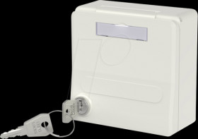 1309471002KI Module housing, flush-mounted, Keystone, 2-port