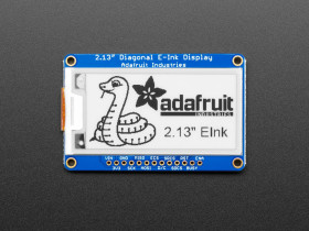 Adafruit 2.13" Monochrome eInk / ePaper Display with SRAM (250x122 Monochrome)