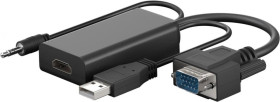 Kabel przejściowy VGA/HDMI™, czarny, 61259