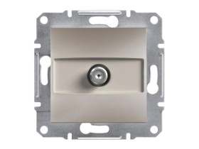 ASFORA Gniazdo antenowe SAT końcowe (1dB) brąz EPH3700169 SCHNEIDER ELECTRIC