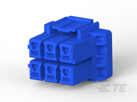 Złącze zasilania Wtyczka Swobodne zawieszanie (przelotowe) 6 300 V AC TE Connectivity