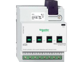 KNX Aktor załączający REG-K 4x 230 V 16 A jasnoszary z uruchomieniem ręcznym i detekcją prądu MTN647595 SCHNEIDER ELECTRIC