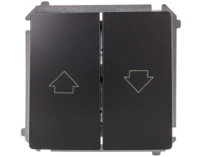 Simon Basic Przycisk żaluzjowy grafit BMZ1.01/28