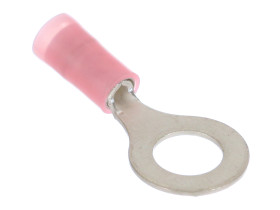 Zacisk oczkowy Ø , M6 izolowany Czerwony Molex