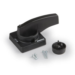 Pokrętło zewnętrzne czarne (przedłużone) potrójną blokadą oznaczenie 0-OFF 1-ON KSH75