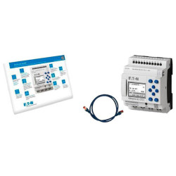 Eaton 197228 EASY-BOX-E4-DC1 PLC starter kit 24V DC 11 exp modules
