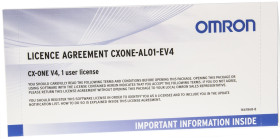 Licencja na oprogramowanie Omron Oprogramowanie CX-ONE CX-ONE V4 CXONE-AL01-EV4