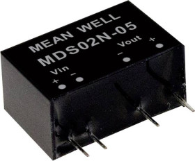 MW Mean Well MDS02L-05 Moduł przetwornicy DC/DC 400 mA 2 W Ilość wyjść: 1 x Content 1 szt.