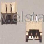 WN 02S Złącze męskie proste 2 styki r= 1,25mm