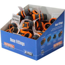 Faithfull YM5809E Plastic Female Hose Connector (Box 30)