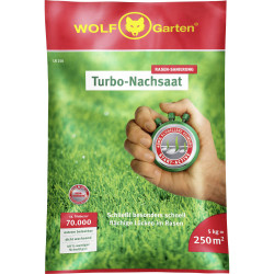 WOLF-Garten 3826050 Turbo Lawn Seed Ideal for 250 sqm Quick Germinating