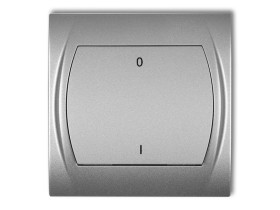 LOGO Wyłącznik 2-biegunowy srebrny metalik 7LWP-9 KARLIK