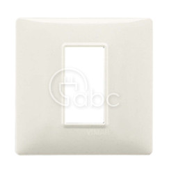 Ramka ozdobna Plana, 1M centralnie, Granite White, 14641.06