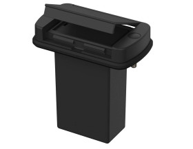 BOPLA ABM 600 SAL BE (84064100) - pokrywa boczna do obudowy AB 600 z aluminiową klapką i pojemnikiem na baterie