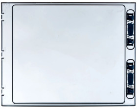 Drzwi do szafki IKA 2x18 transparentne DOOR-2/36-T-IKA 174225