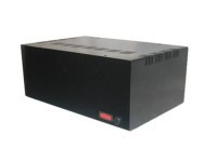 T304 Obudowa metalowa T-304 wymiary: 300 x 120 x 190 mm - czarna - wentylacja