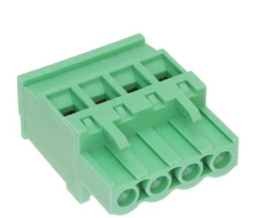 Klucz polaryzacyjny 4 -pinowe raster 5mm Swobodne zawieszanie (przelotowe) Żeński RS PRO