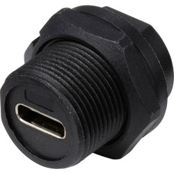 TRU COMPONENTS TC-13543612 USB-C 3.0 PCB Receptacle Back Mount Threaded