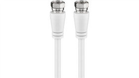 Kabel Antenowy Sat (Klasa A+, 95 Db), 3X Ekranowany - Długość Kabla 1 M