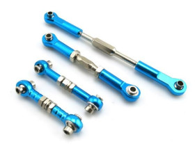 105mm Aluminum + Stainless Steel Double RC Snap Ball Joint Rod