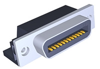 Gniazdo PCB 24 -pinowe 2 -rzędowe raster: 2.16mm Złącze Kąt Proste Montaż na płytce drukowanej