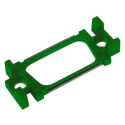 Coding element, green for D-Sub housing size 1 (DE), 9 pole, socket, coding combination 6, 09670092206104