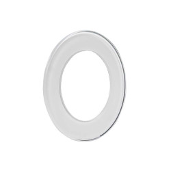 Ramka okrągła pojedyncza, szkło białe x1 TYP: LSR-SBO-X1 KONEKTO